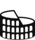 Icona con il colosseo di Roma